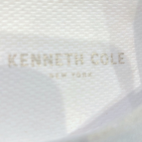 Slip in casual tennis, white with light tan with trim . - Picture 4 of 6